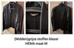 Zwarte HEMA blazer - Maat M, Kleding | Dames, Maat 38/40 (M), Zwart, Ophalen of Verzenden, Jasje