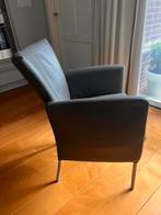 Leren stoel met verstelbare rugleuning, Huis en Inrichting, Ophalen of Verzenden, Zo goed als nieuw, Eén