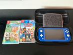 Nintendo Switch Lite + 2 Games + Opberghoes, Spelcomputers en Games, Ophalen of Verzenden, Overige kleuren, Gebruikt, Met beschermhoes of tas