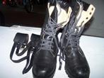 hoge schoenen, kisten , legerboots , leger schoenen, Ophalen, Zwart, Boots, Gedragen