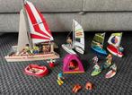 Verzameling playmobil boten zeilen water kamperen, Kinderen en Baby's, Speelgoed | Playmobil, Gebruikt, Ophalen of Verzenden