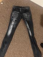 Zwarte broek met verfspatten dsquared 2, Ophalen of Verzenden, Gedragen, Overige maten, Zwart
