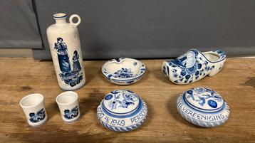 Delfts blauw porselein. beschikbaar voor biedingen