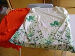 groene bloese en oranje col maat xl, Kleding | Dames, Ophalen of Verzenden, Zo goed als nieuw, Maat 46/48 (XL) of groter