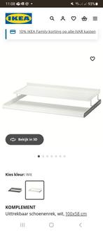 Schoenenrek uitrekbaar Pax kast 100 cm breed, Huis en Inrichting, Kasten | Kledingkasten, Ophalen, Zo goed als nieuw
