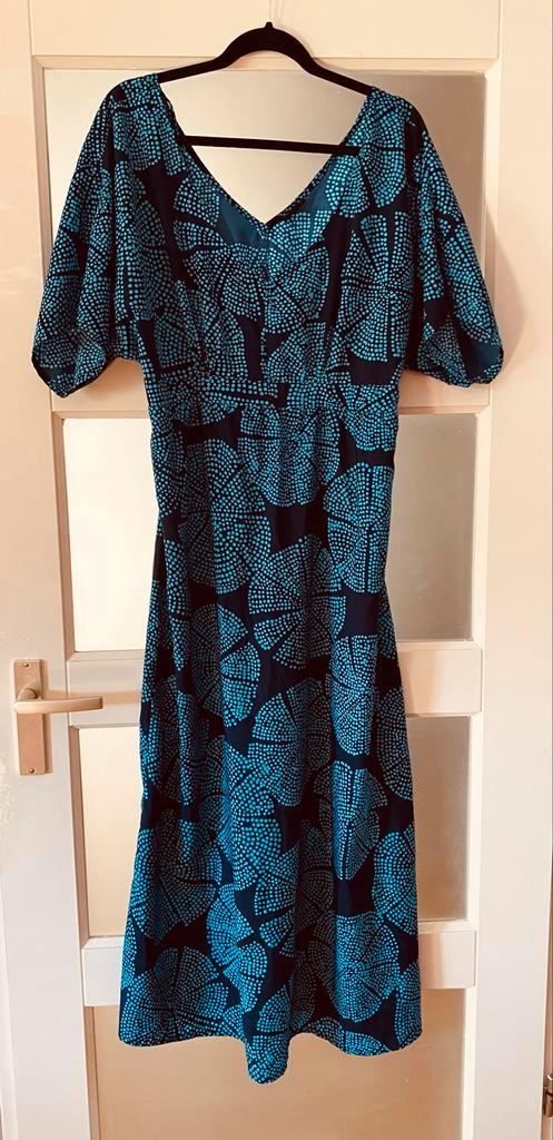 Aller simplement maxi jurk Maat L/XL, Kleding | Dames, Jurken, Zo goed als nieuw, Maat 38/40 (M), Blauw, Onder de knie, Ophalen of Verzenden