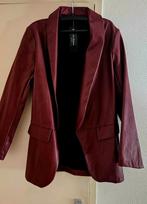 Nieuwe Leatherlook Blazer Bordeaux Maat L, Maat 42/44 (L), Nieuw, Ophalen of Verzenden, Jasje