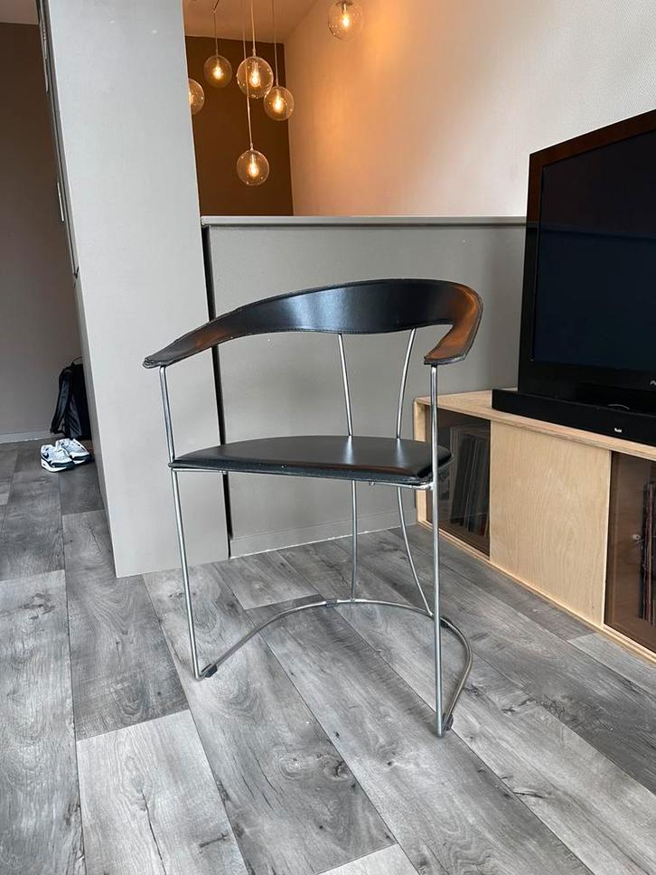 Arrben italy Ursula, Huis en Inrichting, Stoelen, Gebruikt, Eén, Zwart, Ophalen of Verzenden