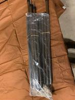 Bruin Windscherm Compleet met Stokken en Scheerlijnen, Onbekend, Nieuw, Ophalen of Verzenden, Onbekend