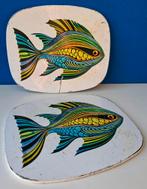 Retro onderzetters/tropische vis, Huis en Inrichting, Ophalen of Verzenden, Gebruikt, Pot of Pan