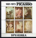 postzegels Schilderkunst Picasso Noord-Korea Michel B112, Ophalen of Verzenden, Gestempeld, Overige thema's