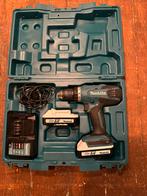 makita df457d incl lader, twee 18v 1,5ah accus en koffer, Doe-het-zelf en Verbouw, Ophalen of Verzenden, Gebruikt, Boor- en Schroefmachine