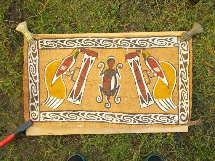 boomschorsdoek Sentani-meer NG ophalen, Antiek en Kunst, Kunst | Niet-Westerse kunst, Ophalen