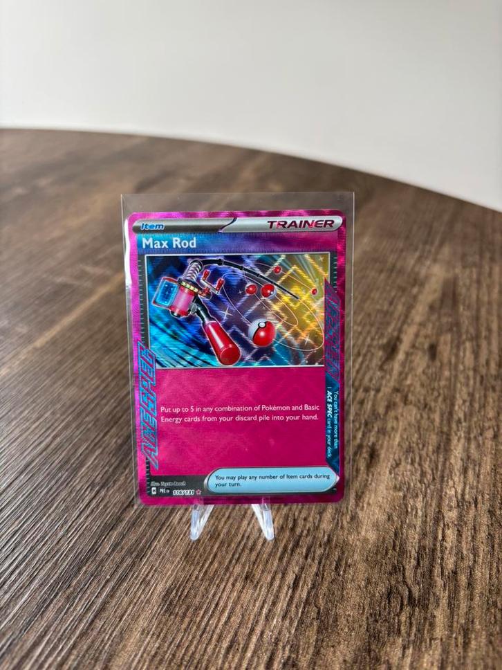 Max Rod - PRE116, Hobby en Vrije tijd, Verzamelkaartspellen | Pokémon, Zo goed als nieuw, Ophalen of Verzenden