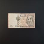1000 lira Italië #036, Postzegels en Munten, Verzenden, Italië, Los biljet