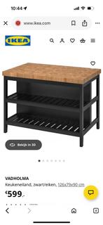 IKEA VADHOLMA Tafel, Huis en Inrichting, Ophalen, Zwart, Overige typen, Nieuw