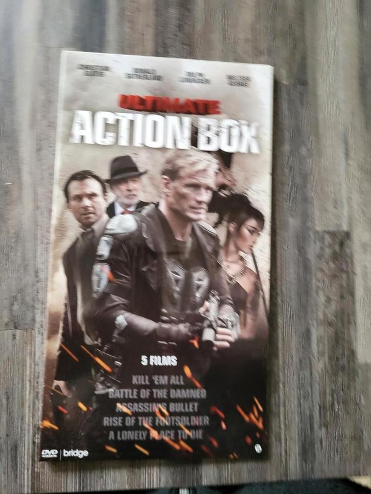 Action box (5 DVD), Cd's en Dvd's, Dvd's | Actie, Zo goed als nieuw, Actie, Boxset, Vanaf 16 jaar, Ophalen of Verzenden