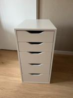 Ikea Alex Ladeblok wit, Huis en Inrichting, Ophalen, Minder dan 50 cm, 5 laden of meer, Zo goed als nieuw