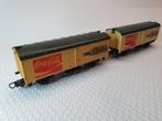 2 Lima HO Coca Cola Wagons - Gebruikt, Hobby en Vrije tijd, Modeltreinen | H0, Ophalen of Verzenden