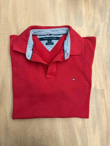 Tommy Hilfiger polo rood – maat XL – premium kwaliteit beschikbaar voor biedingen