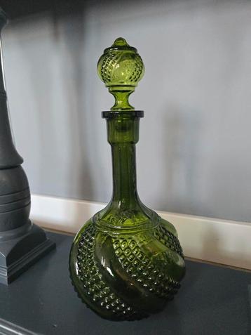 Vintage antieke 50S Vintage Empoli geniefles in groen €89 beschikbaar voor biedingen