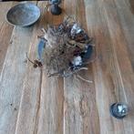 Unieke Salontafel van Oud Europees Hout., Huis en Inrichting, Ophalen, Eikenhout, Zo goed als nieuw, Rechthoekig