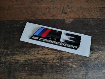 Embleem M3 Competition/ BMW/ M3/ Black Edition/ NIEUW!!!   beschikbaar voor biedingen