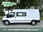 Ford Transit 350 2.2 TDCI L3H2 DUB.CAB. 84.493 km.!, Auto's, Euro 5, Gebruikt, 4 cilinders, 2800 kg