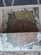 Kaarten van Leiden, Antiek en Kunst, Kunst | Etsen en Gravures, Ophalen of Verzenden