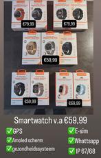 Amoled GPS Smartwatches, Nieuw in doos, Zwart, Nieuw, Ophalen of Verzenden, GPS