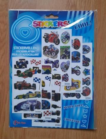 stickervellen race auto en motoren beschikbaar voor biedingen