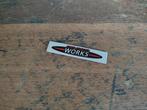 Embleem "JCW" Mini Cooper S / Black/ NIEUW!!!, Verzenden, Nieuw, Mini