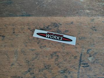 Embleem "JCW" Mini Cooper S / Black/ NIEUW!!!  beschikbaar voor biedingen