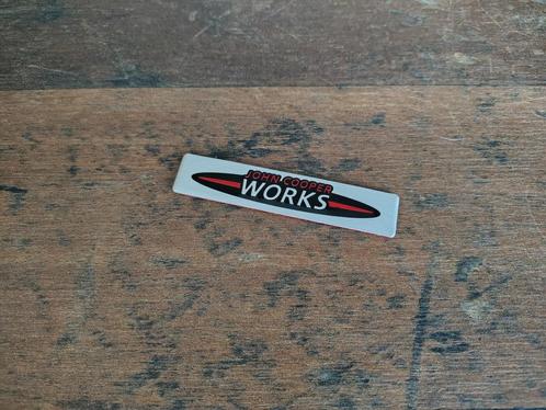 Embleem "JCW" Mini Cooper S / Black/ NIEUW!!!, Auto-onderdelen, Besturing, Mini, Nieuw, Verzenden