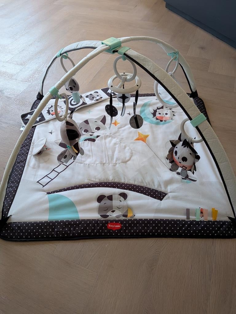 Tiny Love babygym Black and White, Kinderen en Baby's, Speelgoed | Babyspeelgoed, Ophalen, Zo goed als nieuw, Babygym