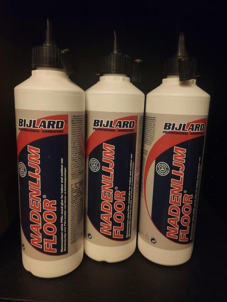 Bijlard Nadenlijm FLOOR – 3x vloerlijm voor klikvloeren, Doe-het-zelf en Verbouw, Vloerdelen en Plavuizen, Nieuw, Overige typen