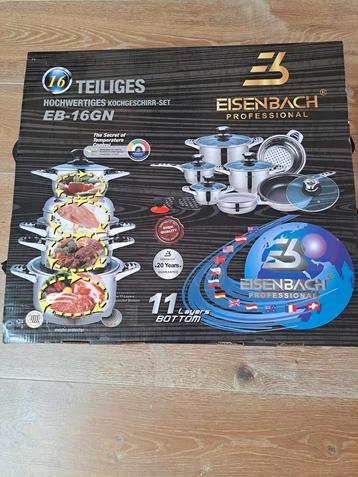 Nieuwe pannenset van Eisenbach/Solingen beschikbaar voor biedingen