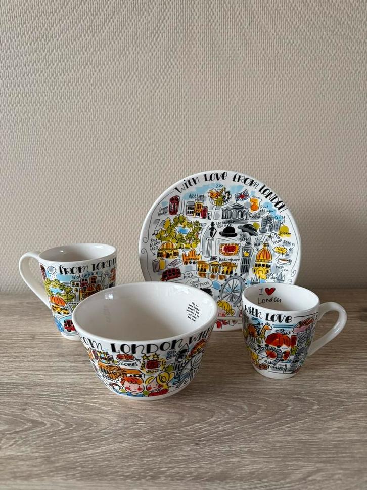 Blond Amsterdam city London, Huis en Inrichting, Keuken | Servies, Nieuw, Bord(en), Blond Amsterdam, Aardewerk, Ophalen