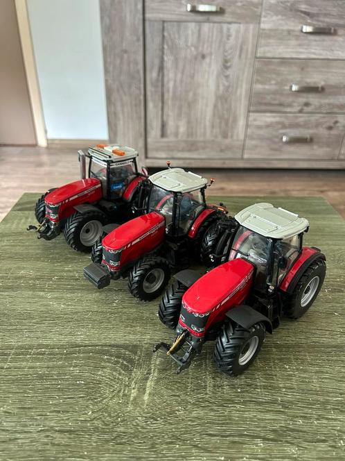 Universal hobbies 3 keer Massey Ferguson     Loop sloop, Hobby en Vrije tijd, Modelauto's | 1:32, Tractor of Landbouw, Universal Hobbies