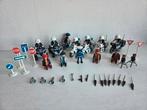 Playmobil, politie, motoren, fiets, 4 boeven, Ophalen of Verzenden, Gebruikt