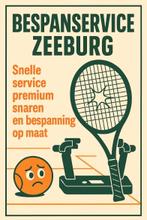 tennisracket bespannen, Sport en Fitness, Tennis, Ophalen, Nieuw, Overige typen, Overige merken