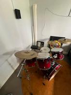 Basix drumstel, Muziek en Instrumenten, Drumstellen en Slagwerk, Ophalen, Zo goed als nieuw, Overige merken