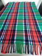 vintage ruiten wollen deken, Huis en Inrichting, Woonaccessoires | Plaids en Woondekens, Ophalen of Verzenden, Zo goed als nieuw