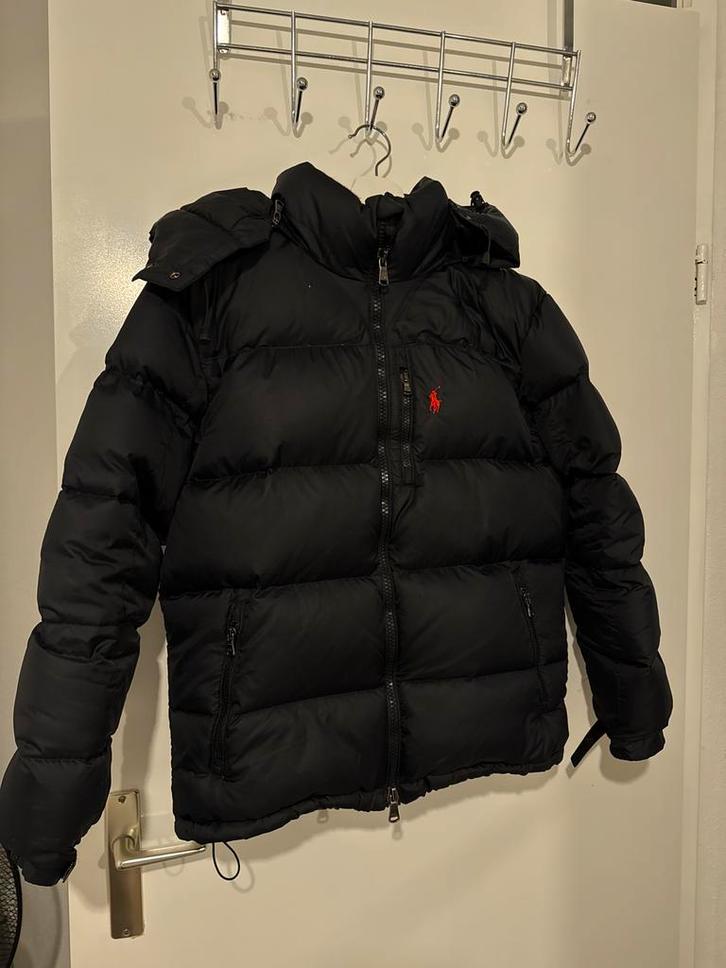 Polo Ralph Lauren jas maat M, Kleding | Heren, Jassen | Winter, Zo goed als nieuw, Zwart, Ophalen of Verzenden