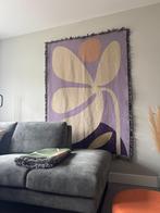 Zacht paars geweven wandkleed (100% katoen - 137cm x 180cm), Ophalen of Verzenden, Nieuw