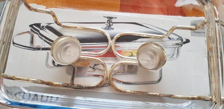 RICHARD FOOD WARMER 4x, Huis en Inrichting, Keuken | Potten en Pannen, Zo goed als nieuw, Overige typen, Glas, Ophalen of Verzenden