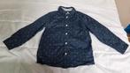 Goeduitziende blauwe blouse merk H&M maat 110 met opdrukje, H&M, Overhemd of Blouse, Ophalen of Verzenden, Zo goed als nieuw