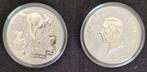 2x 1 oz Australian 125 Anniversary Zilver Munten 2024, Ophalen of Verzenden, Zilver