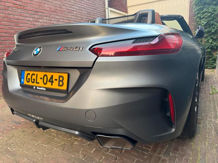 BMW Z4 M40i Frozen Grey/Cognac leer; echte liefhebbers auto, Auto's, BMW, Particulier, Z4, ABS, Achteruitrijcamera, Adaptieve lichten