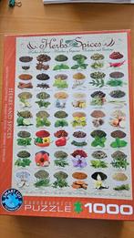Puzzle Herbs and Spices 1000 stukjes., Ophalen of Verzenden, 500 t/m 1500 stukjes, Zo goed als nieuw